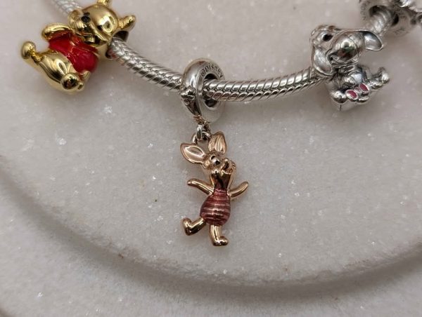 925CT Pandora 4-Charm Disney Winnie The Pooh Charm Bracelet With Family Heart Clasp - BP307606 - Image 4