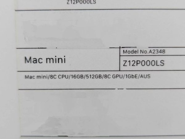 Apple Mac mini Desktop Computer (M1, 2020) - BP356540 - Image 8