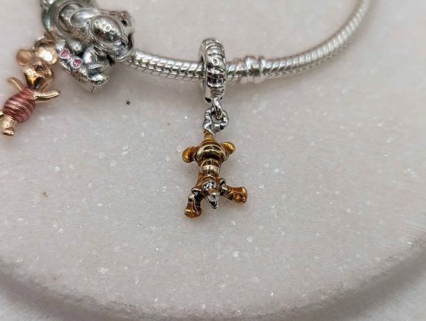 925CT Pandora 4-Charm Disney Winnie The Pooh Charm Bracelet With Family Heart Clasp - BP307606 - Image 6