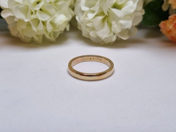 Ladies 14ct Yellow Gold Band TW318892 - Image 4