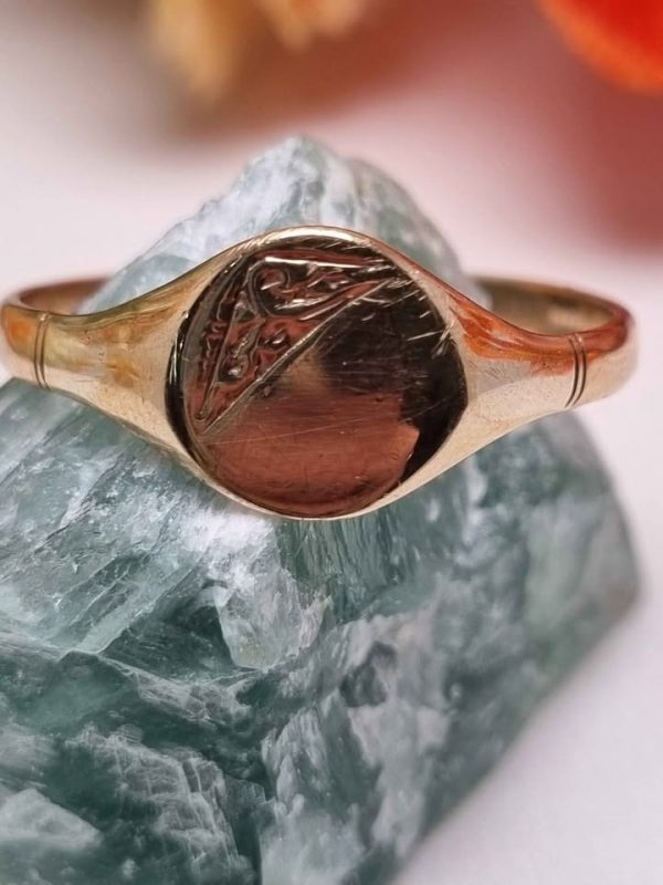 MENS 9CT YELLOW GOLD RING TW342707 - Image 7