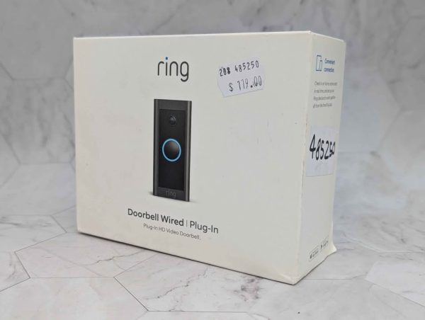 Ring Doorbell Wired Plug-in HD Video Doorbell - BP363656