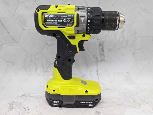 Ryobi 18V Hammer Drill w/ 2.0Ah Battery (RPD18X) - BP361275 - Image 4