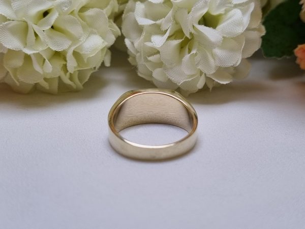 Mens 9ct Yellow Gold Signet Ring TW357599 - Image 10