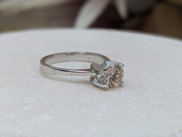 Valuated Ladies 18CT White Gold and Diamond Solitaire Ring (4.01gms) - TW239287 - Image 13