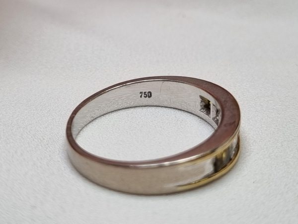 18ct White Gold Diamond and Sapphire Anniversary Ring TW344232 - Image 23