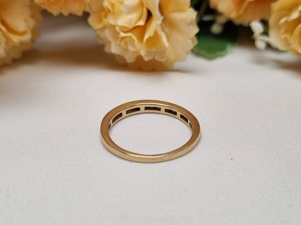14ct Yellow Gold Diamond Channel Set Ring TW368661 - Image 8