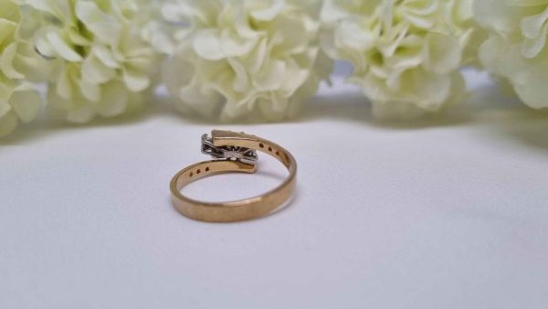 18ct Yellow Gold Diamond Bypass Ring TW309774 - Image 32