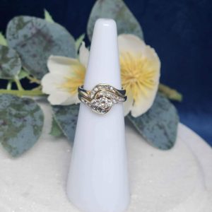 LADIES 9CT GOLD RING SET #GN320337
