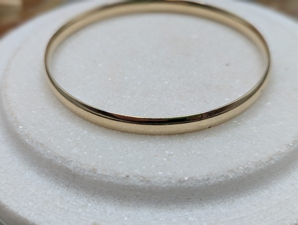 Ladies 9CT Yellow Gold Bangle (22.3gms) - BP333766 - Image 4