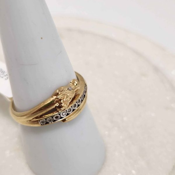 MENS 9CT YELLOW GOLD RING #GN367588 - Image 10