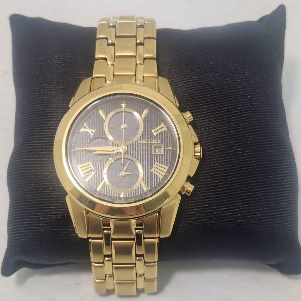 MENS GOLD SEIKO WATCH #GN361902