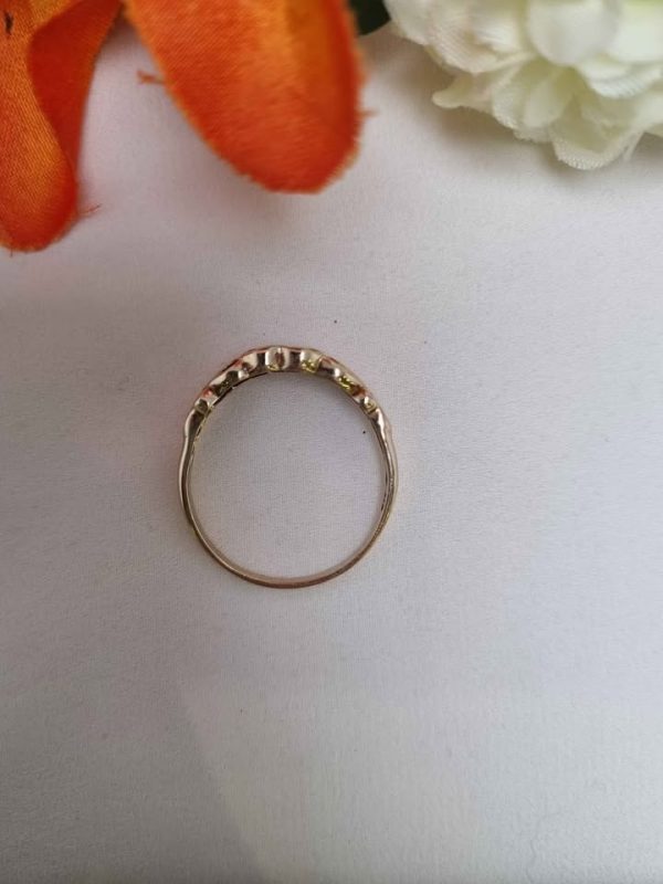 LADIES 9CT YELLOW GOLD DIAMOND RING TW355283 - Image 5