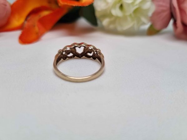 LADIES 9CT YELLOW GOLD DIAMOND RING TW355282 - Image 4