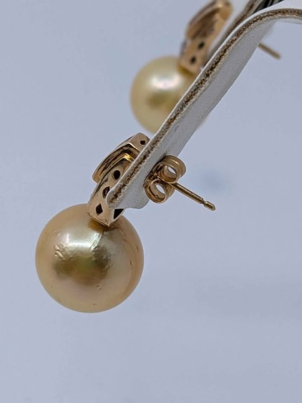 14ct Gold Pearl Earrings - BL323531 - Image 14