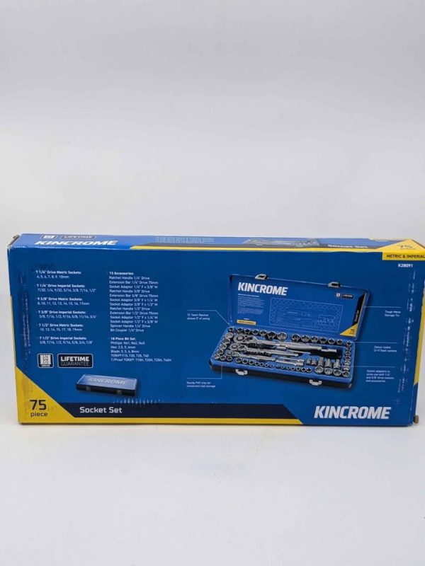 Kincrome 75 Piece Socket Set - BL365759 - Image 4