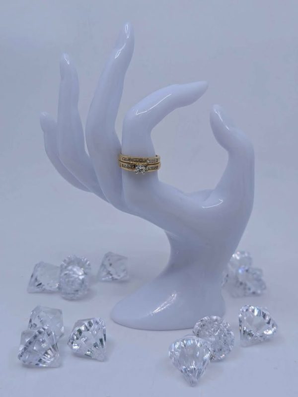18ct Gold Bridal Ring Set - BL301622 - Image 13