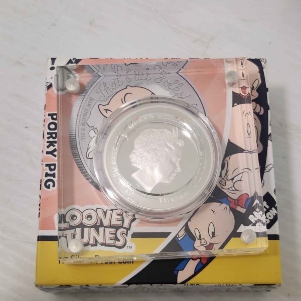 UNISEX SILVER LOONEY TUNES COIN #GN361325 - Image 10