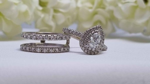 14ct White Gold Bridal Set TW310357 - Image 34