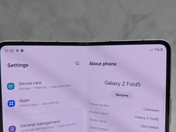 Samsung Galaxy Z Fold5 256GB Mobile Phone - BP367786 - Image 7