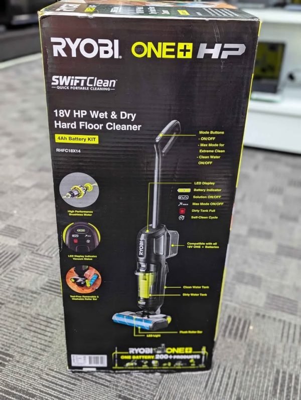 Sealed Ryobi 18V ONE+ HP Wet & Dry Hard Floor Cleaner (RHFC18X14) - BP368477 - Image 3
