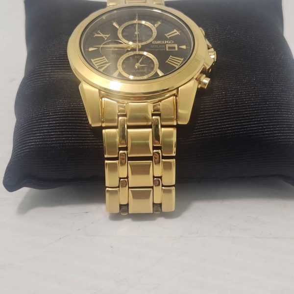 MENS GOLD SEIKO WATCH #GN361902 - Image 8