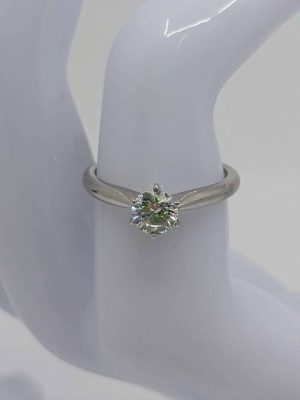Ladies 18ct White Gold Diamond Solitaire - BL272588