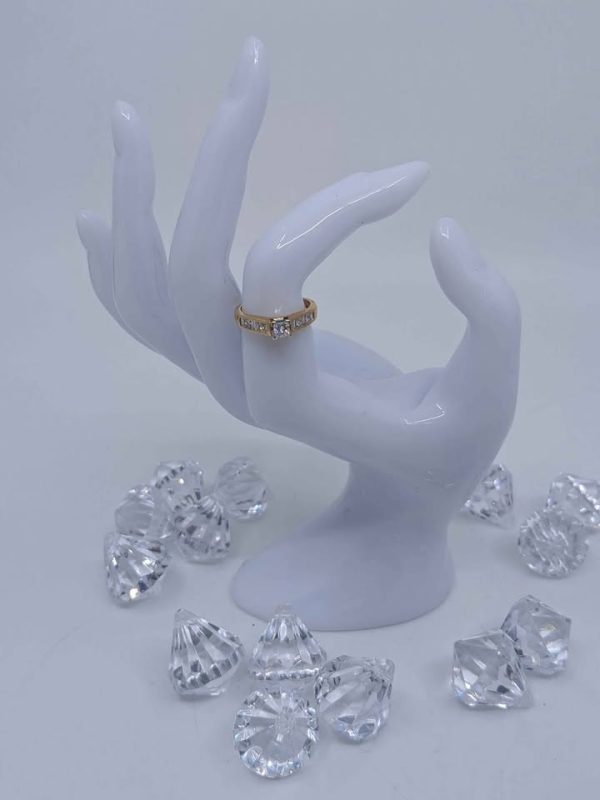Ladies 18ct Yellow Gold Diamond Wedding Ring - BL274295 - Image 6