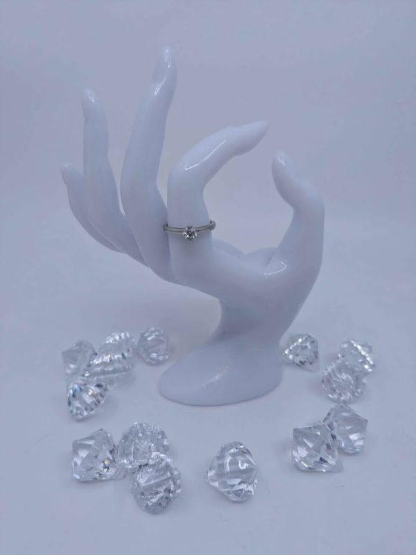 Ladies 18ct White Gold Diamond Engagement Ring - BL278634 - Image 5