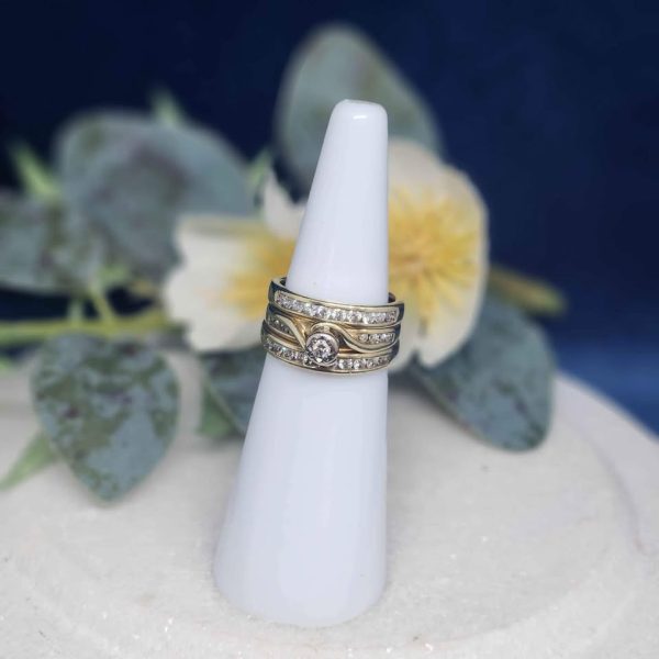 LADIES 9CT YELLOW GOLD RING #GN315898 - Image 7