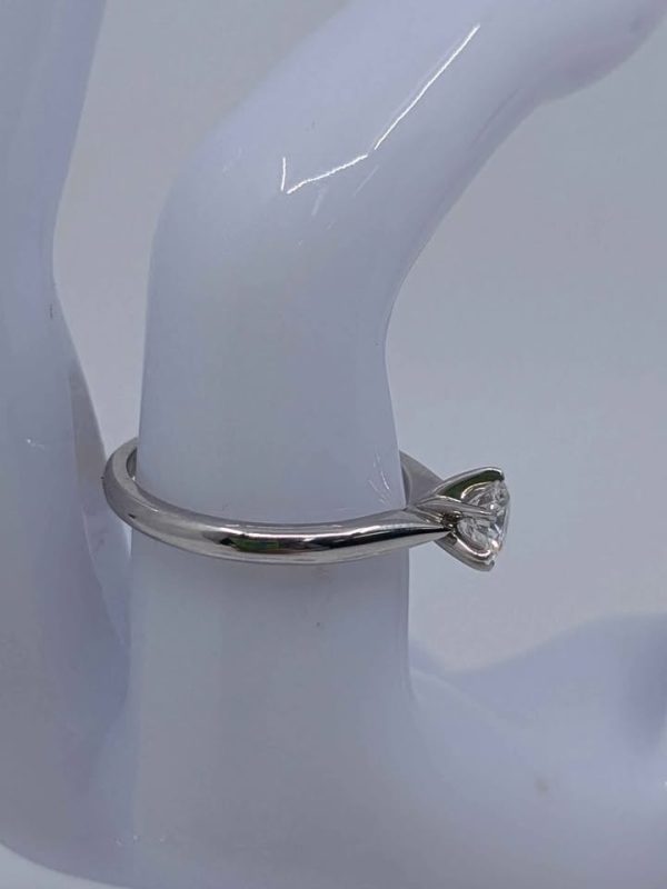 Ladies 18ct White Gold Diamond Solitaire - BL272588 - Image 7