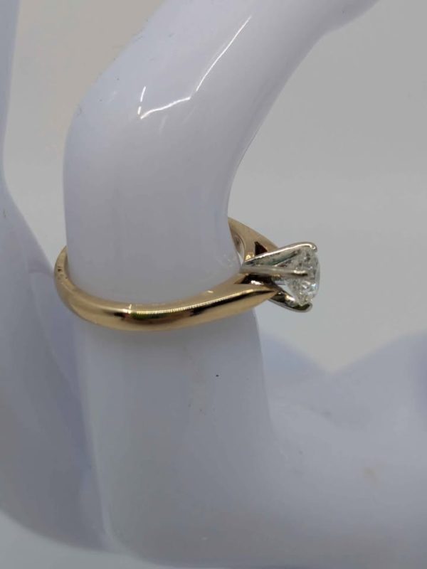 Ladies 14ct Yellow Gold Diamond Engagement Ring - BL284855 - Image 7