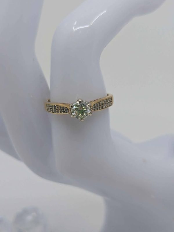 Ladies 18ct Yellow Gold Diamond Wedding Ring - BL304468 - Image 5