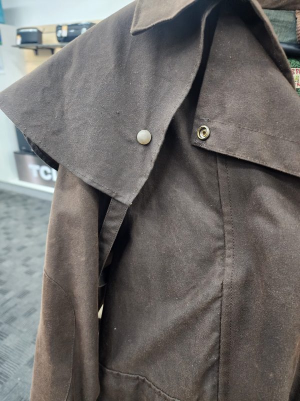 Ladies Oil Skin Trench Coat Australian Traders - IP369034 - Image 12