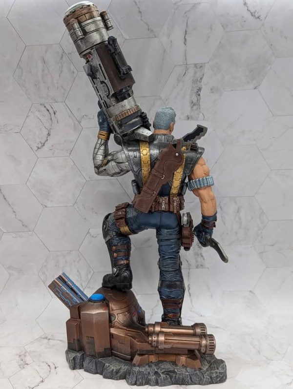 Diamond Marvel Premier Collection CABLE Resin Statue Collectable - BP367870 - Image 5