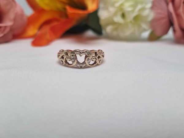 LADIES 9CT YELLOW GOLD DIAMOND RING TW355282 - Image 7