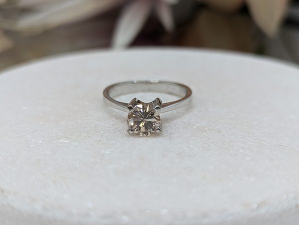 Valuated Ladies 18CT White Gold and Diamond Solitaire Ring (4.01gms) - TW239287 - Image 8