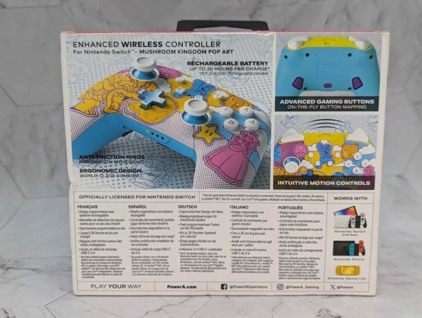 Sealed PowerA Nintendo Super Mario Enhanced Wireless Controller - BP368123 - Image 4