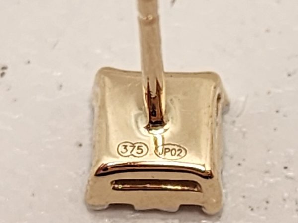 Unisex 9CT Yellow Gold Diamond Earrings - IP365995 - Image 10