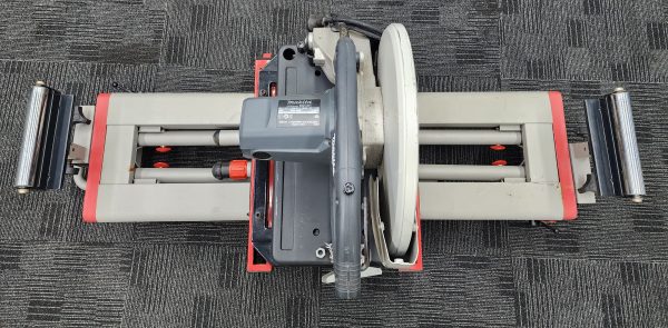 Makita Drop Saw (M2401) on detachable Milwaukee Work Bench - IP367276