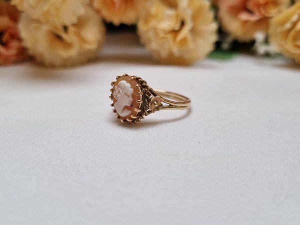 9ct Yellow Gold Cameo Ring TW353667 - Image 5