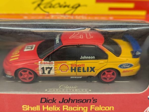 Classic Carlectables Dick Johnson's Shell Helix Racing Falcon Model Car - BP368743 - Image 2