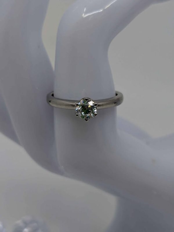 Ladies 18ct White Gold Diamond Engagement Ring - BL278634 - Image 4