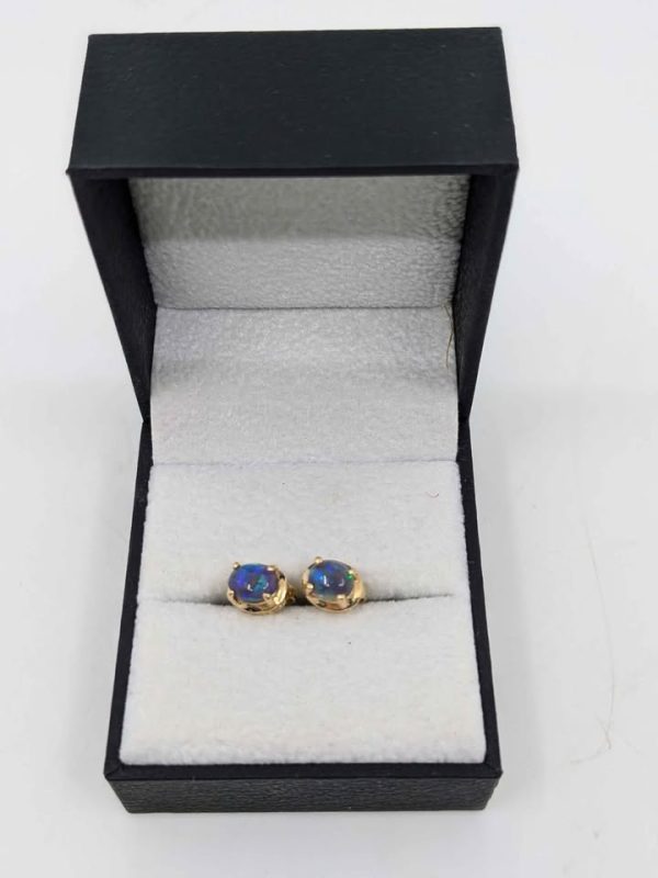 18ct Gold Opal Earrings - BL269927 - Image 11