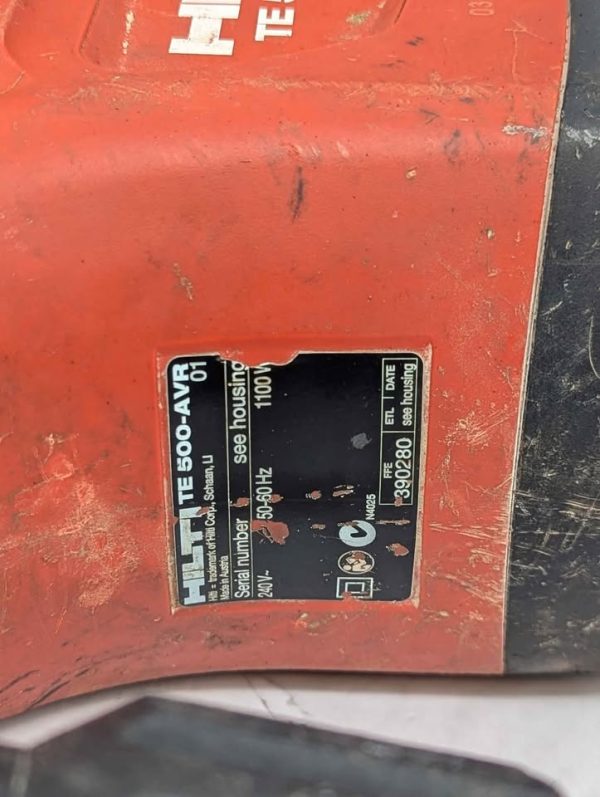 Hilti SDS-Max Chipping Hammer (TE 500-AVR) - BP366103 - Image 2