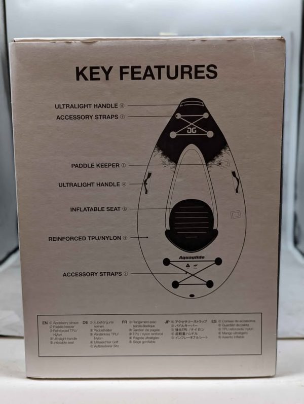 Sealed AquaGlide Backwoods Purist 65 1-Person Ultralight Nylon Kayak - BP369115 - Image 2