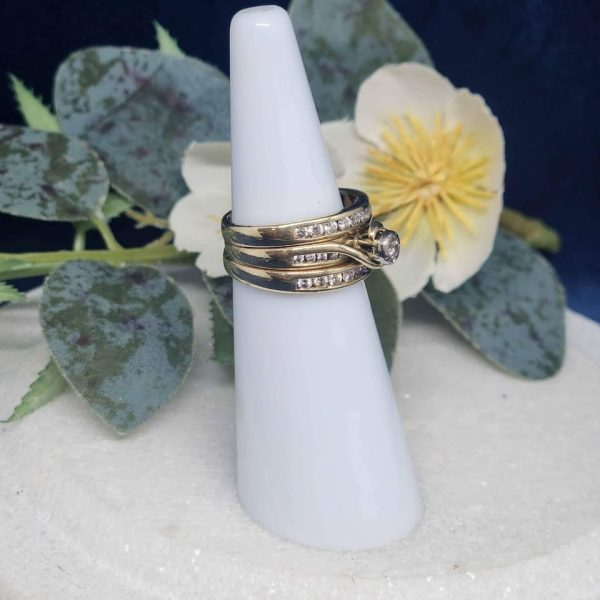 LADIES 9CT YELLOW GOLD RING #GN315898 - Image 9