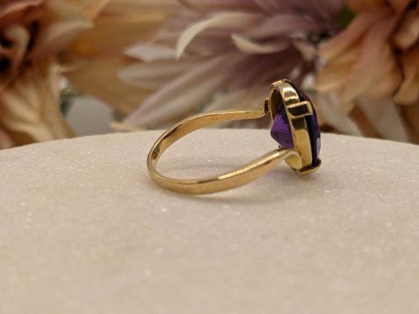 Ladies 14CT Yellow Gold Amethyst Ring (4.2gm) - BP323122 - Image 8