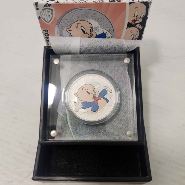 UNISEX SILVER LOONEY TUNES COIN #GN361325 - Image 7