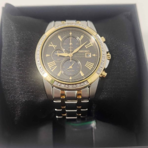 MENS SILVER SEIKO WATCH #GN368996 - Image 10